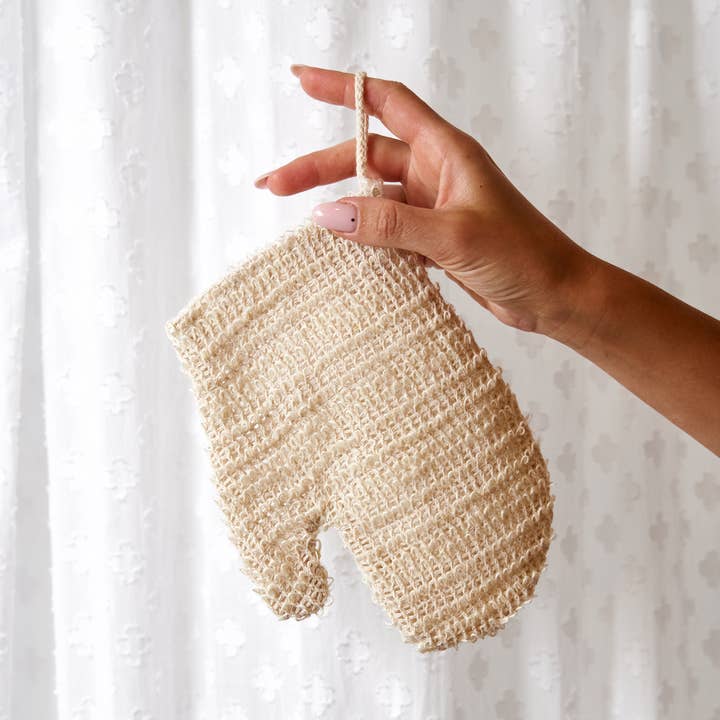 Sisal Exfoliating Shower Glove | Skin Care Bestseller | Gift for wholesale by Bamboo Switch