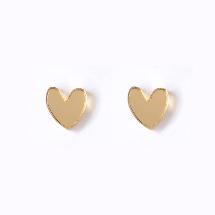Natalie Lea Owen – Handmade Jewellery & Greeting Cards - Wholesale Stud/Post Earrings - Heart Stud Earrings Colourful Jewellery Mother's Day Gift2