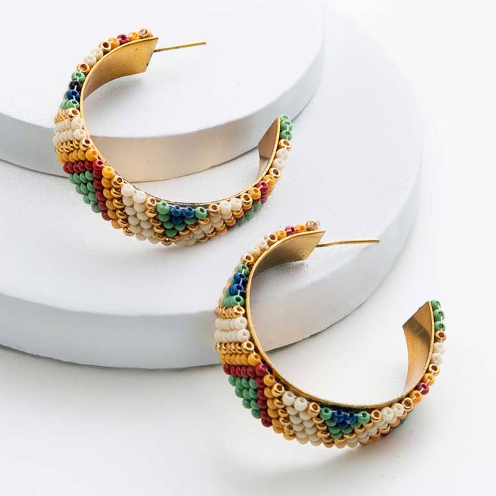 Noonday - Wholesale Hoop Earrings - Festival Hoops0