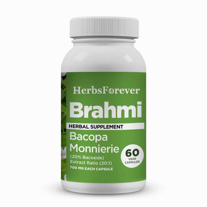 HerbsForever - Wholesale Oral supplement/vitamin - Brahmi 20% Bacoside 20:1 Extract 700mg Vege Capsules