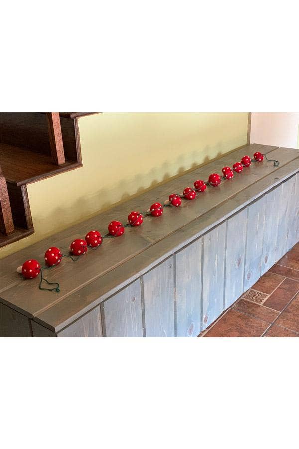 Lakhays Collection Inc. - Wholesale Bunting/Garland - Felt Mushroom Garland6