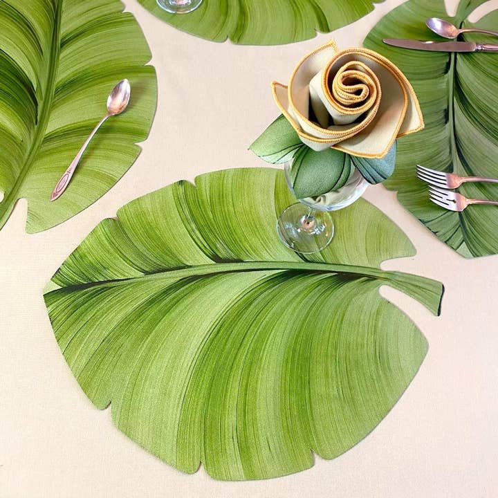 Carole Shiber Designs - Wholesale Placemat - Palm Leaf Placemat