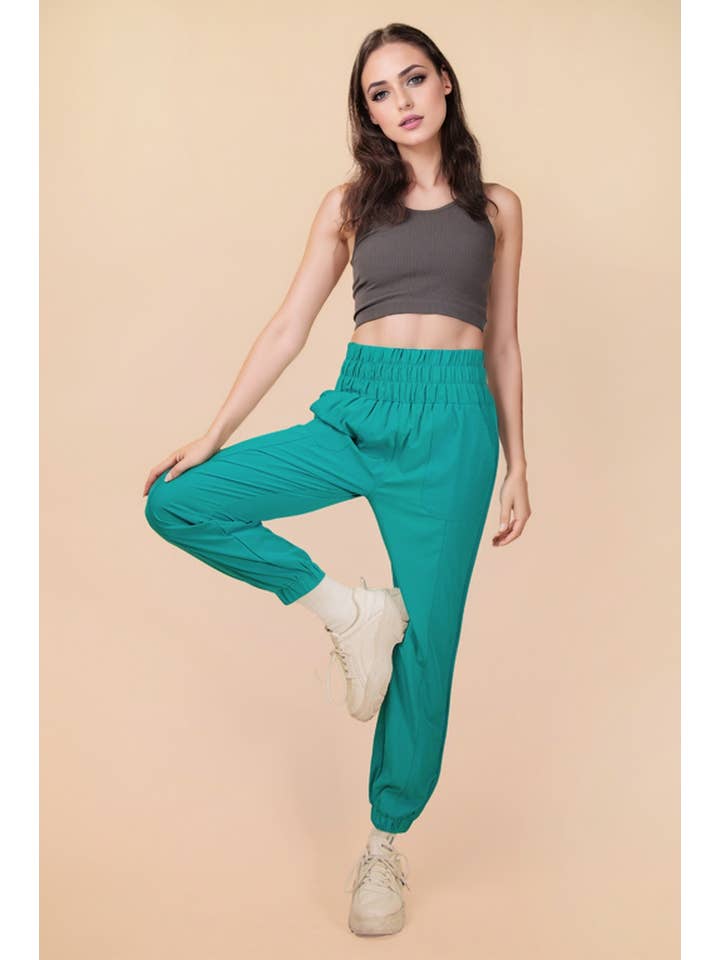 VERY J - Wholesale Athletic Sweatpants/Joggers - Women's - NP70063-Elasticized waist jogger pants25