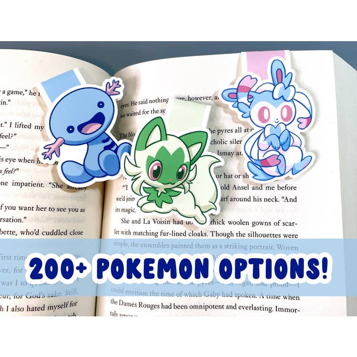 LompyArt - Wholesale Bookmark - Pokemon Magnetic Bookmark
