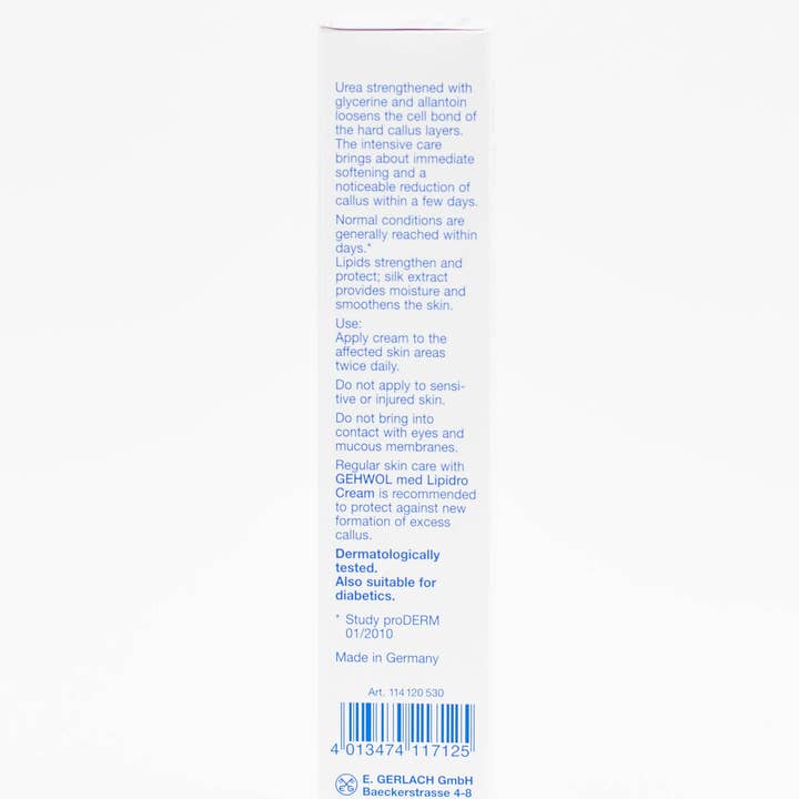 GEHWOL Foot Care - Wholesale Foot Cream - Med Callus Cream 2.6 Oz/75 Ml Softens, Reduces Skin Within Days2