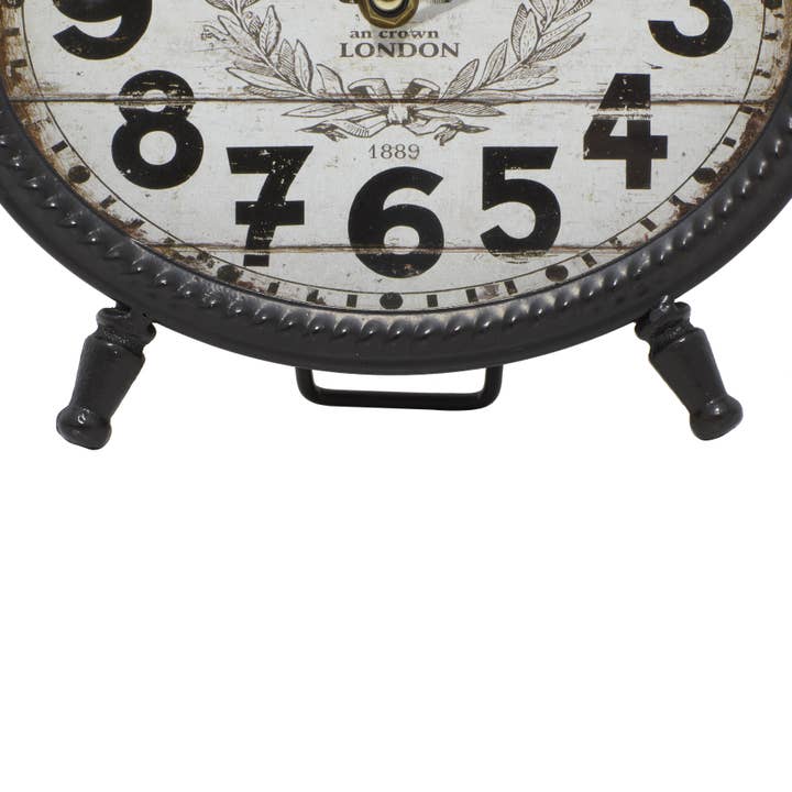 Deco Marché - Wholesale Wall Clock - Vintage Black Metal Clock Set4