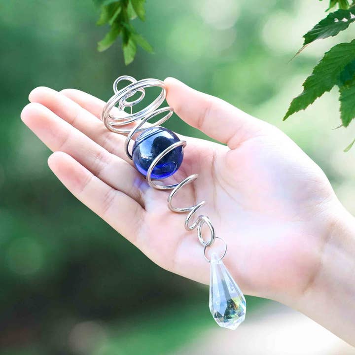 La Bella Monte - Wholesale Wind spinner - Glass Ball Pendant Wind Spinner Chimes Holiday Décor4