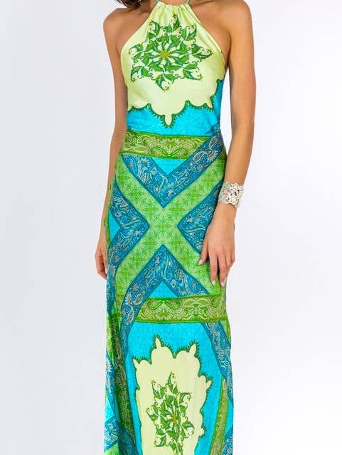 Blue Maze for wholesale by Trisha Paterson Collection