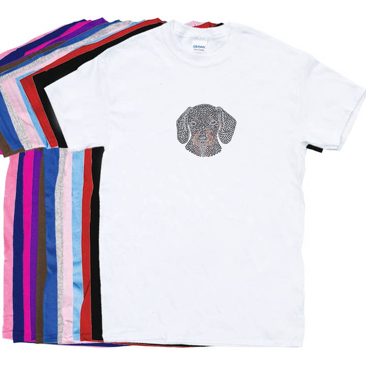 Dachshund Face - Camiseta para mujer para venta al por mayor de Dog in the Closet