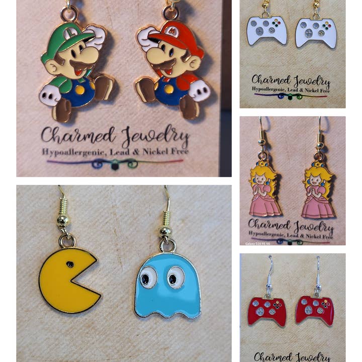Video Game Earrings, VIntage, Modern, Controllers and More! and other Purchase Wholesale handheld gaming. Free Returns & Net 60 Terms on Faire trending on Faire.