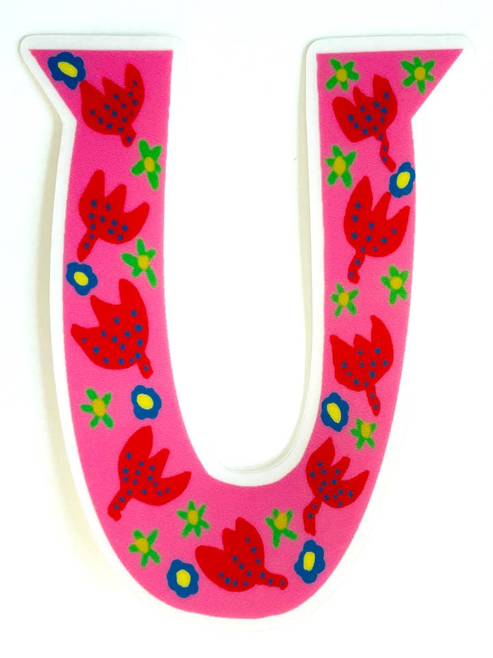 Alfabet U klistermærke for engroshandel hos LadooLadoo