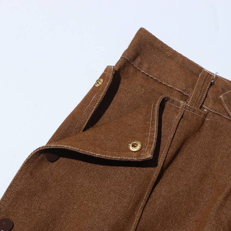 Cor como imagens Conjunto Retrô Desgastado Feminino com Jaqueta Curta com Amarração e Calça Reta para venda a revendedores na Faire20