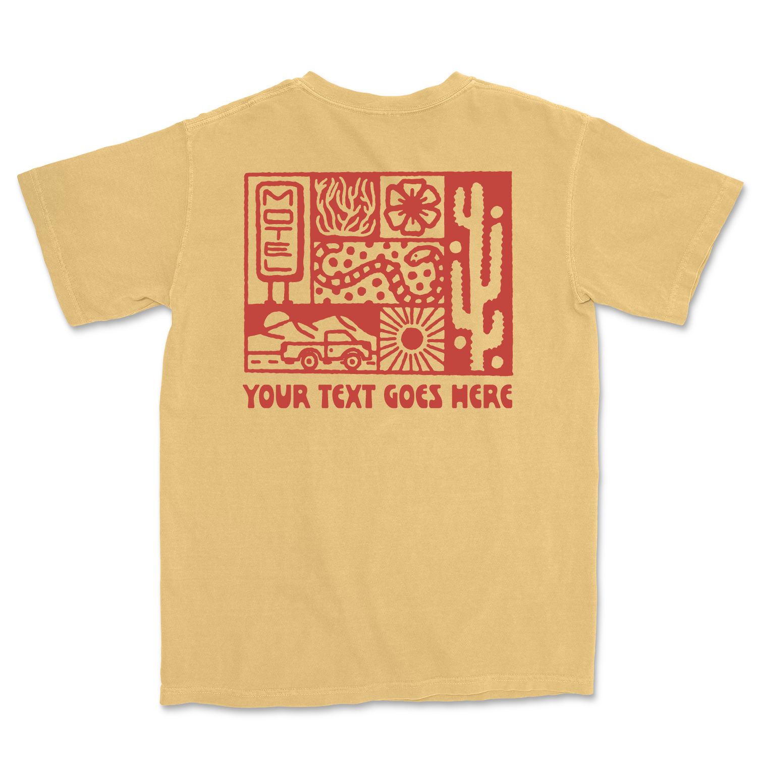 Island View Outfitters – Großhandel T-Shirt mit Siebdruck – Unisex – *BENUTZERDEFINIERTES* Wüstenreise-T-Shirt10