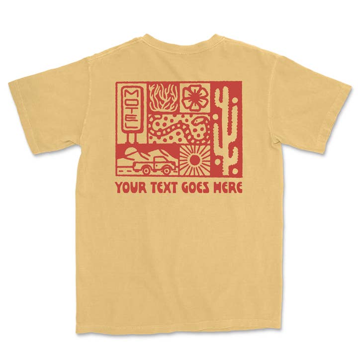 Island View Outfitters – Großhandel T-Shirt mit Siebdruck – Unisex – *BENUTZERDEFINIERTES* Wüstenreise-T-Shirt10