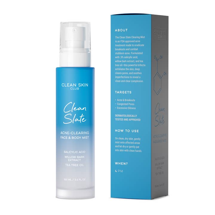 Clean Skin Club - Wholesale Face & Body Mist/Water - Clean Slate Clearing Mist1