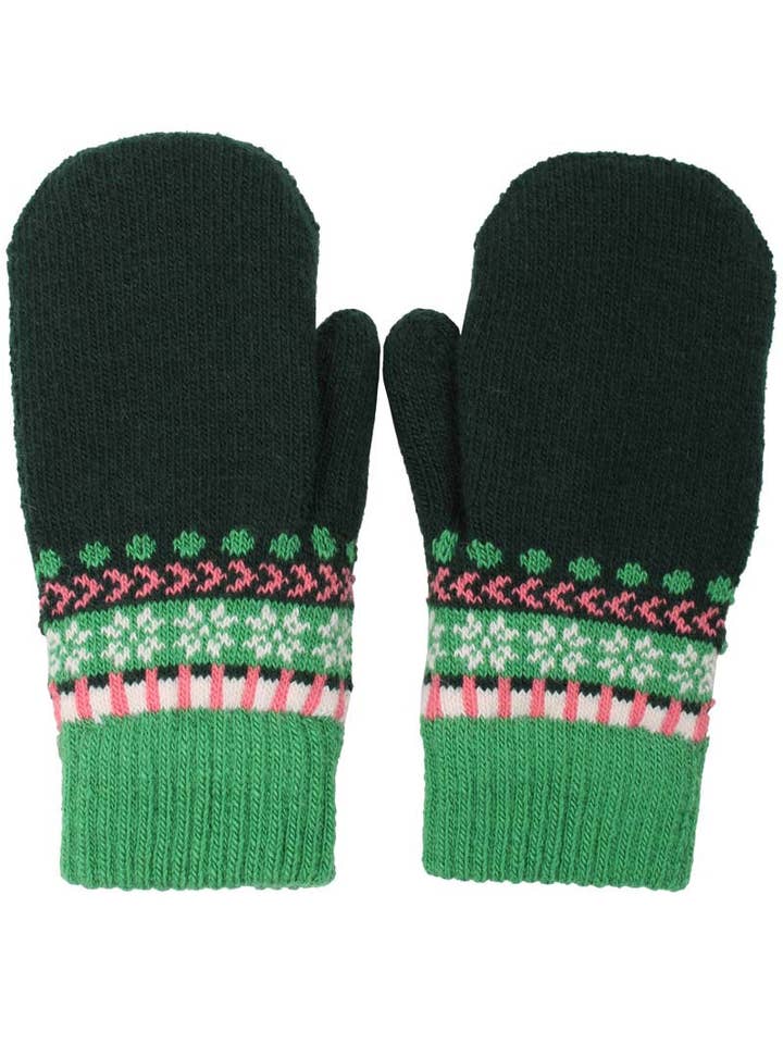Moufles Danewalnut Dk Forest JAQUARD pour la vente par Danefae København