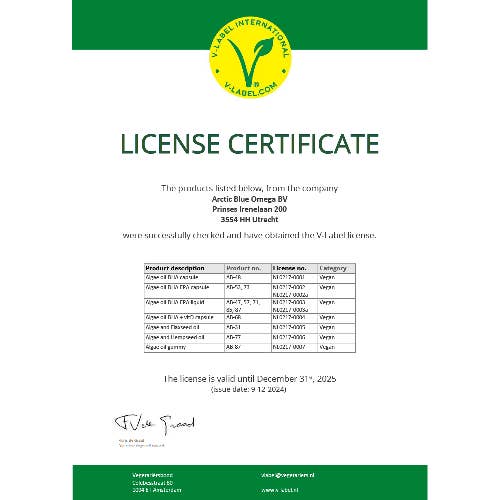 Arctic Blue - Wholesale Oral Supplement/Vitamin - DHA and EPA High Dosed Algae Oil - Vegan (150 ml bottle)8