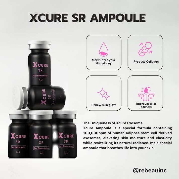 Rebeau - Wholesale Facial Serum/Concentrate - X CURE SR AMPOLE 3ml X 10EA4
