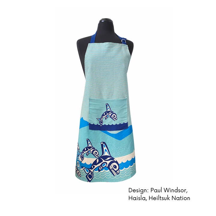 Made By Humans Designs - Wholesale Apron - Apron w/ Contemporary Indigenous Design1