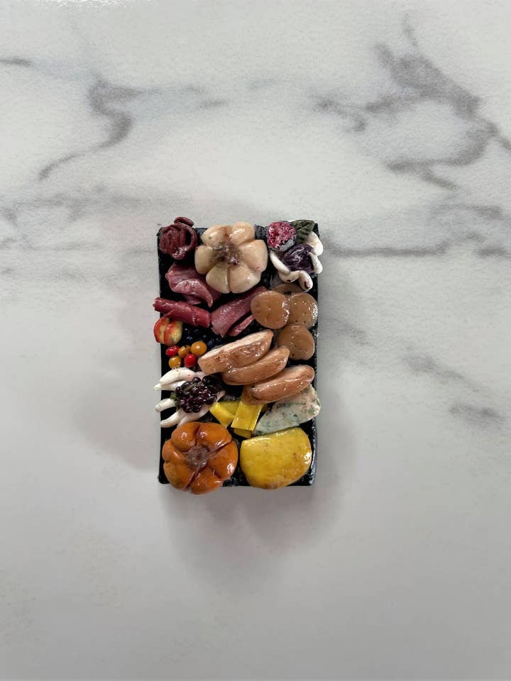 Polymer clay magnet - Spook-Cuterie board | Halloween food for wholesale by PrettySpookyDesigns