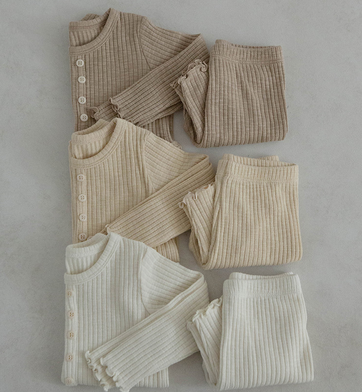 peekaboo - Vente Ensemble haut et pantalon – enfant - Ensemble haut et pantalon super doux en modal automne/hiver pour enfants0