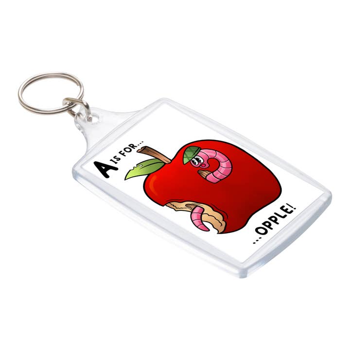 A é para a Opple! Porta-chaves por atacado de Black Country Cards