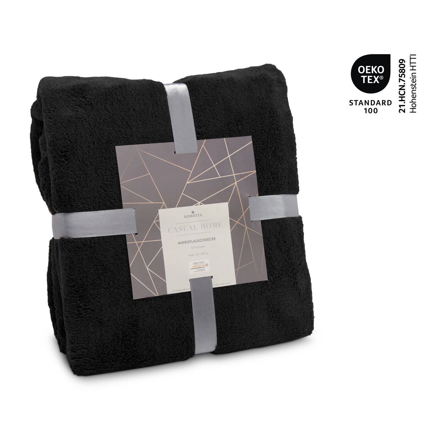 ROEMER WELLNESS - Vente Courtepointe - Plaid microfibre beige – 150 x 200 cm, 250 g/m²9