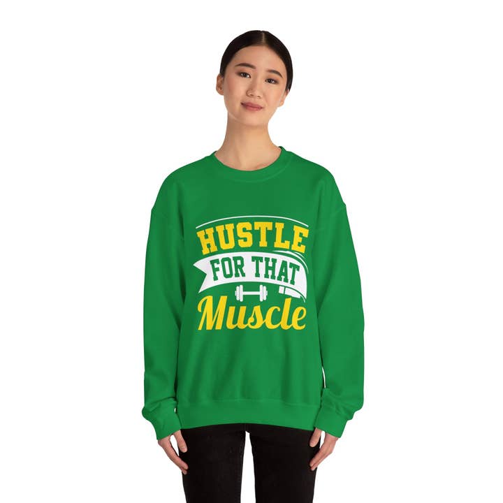 RC'nSONS - Wholesale Graphic Sweatshirt - Unisex - Hustle For That Muscle Unisex Sweatshirt15