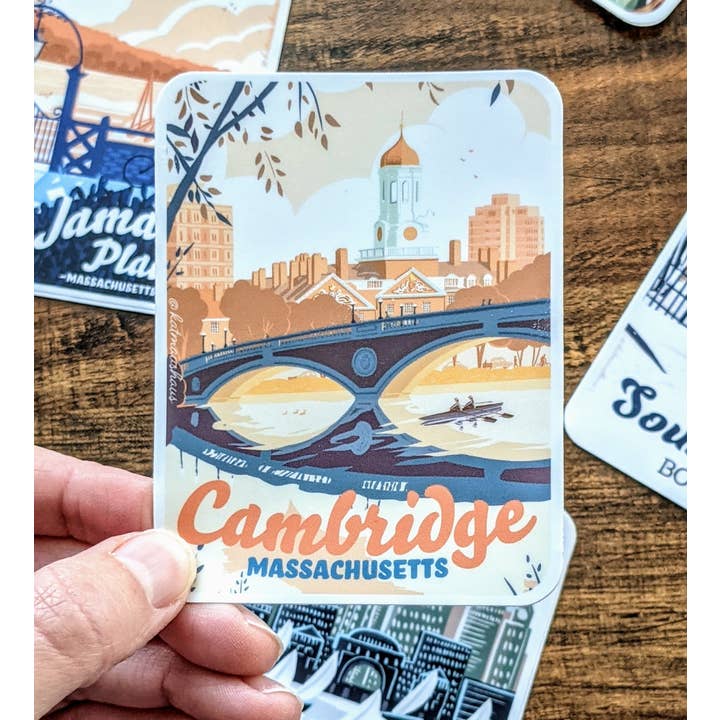 Kat Maus Haus Illustration - Wholesale Sticker - Cambridge, MA Sticker1