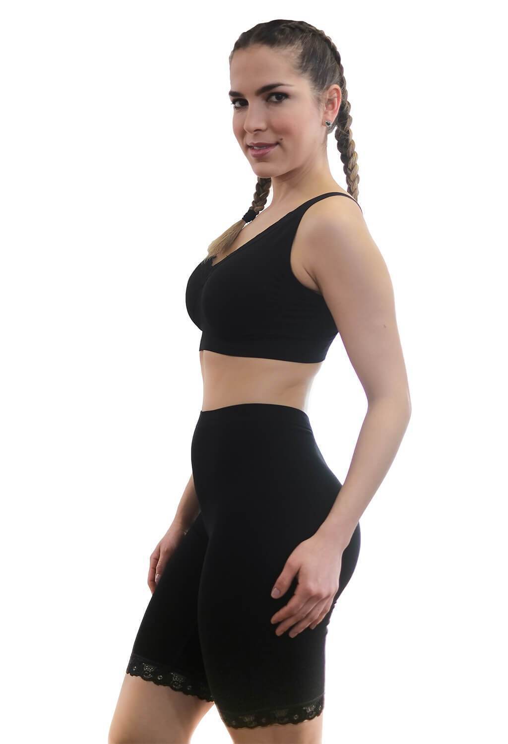 B Free AUSTRALIA - Wholesale Athletic Shorts - Women's - Anti Chafing High Rise Long Cotton Shorts16