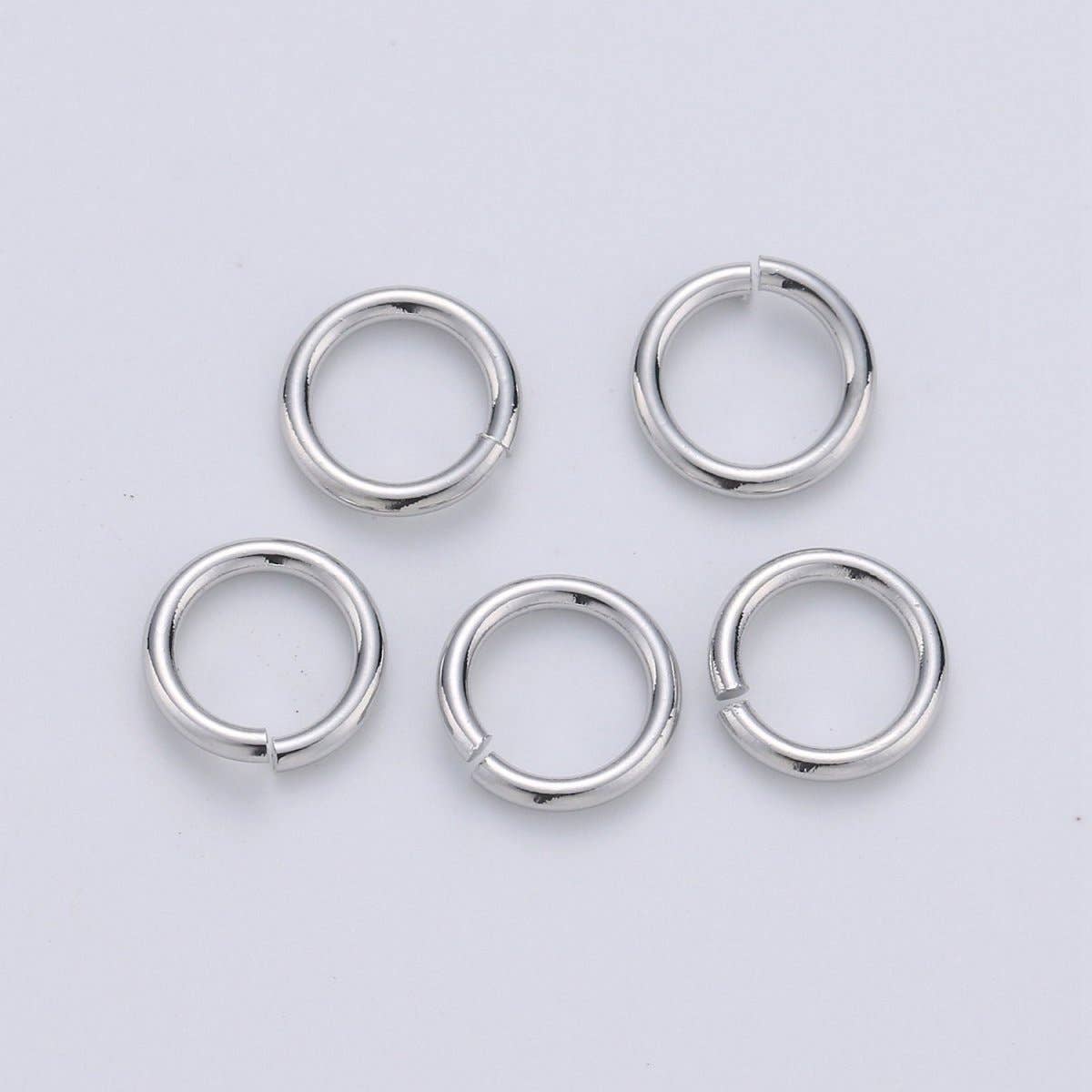 Aim Eternal - Wholesale Craft Supplies - Open Jump Ring Real Gold Plated Jump Ring 4mm, 7mm with 20 gauge / 0.8mm thickness for Jewelry Supply Component 10gram SP-1580 SP-1581 SP-1592 SP-15935