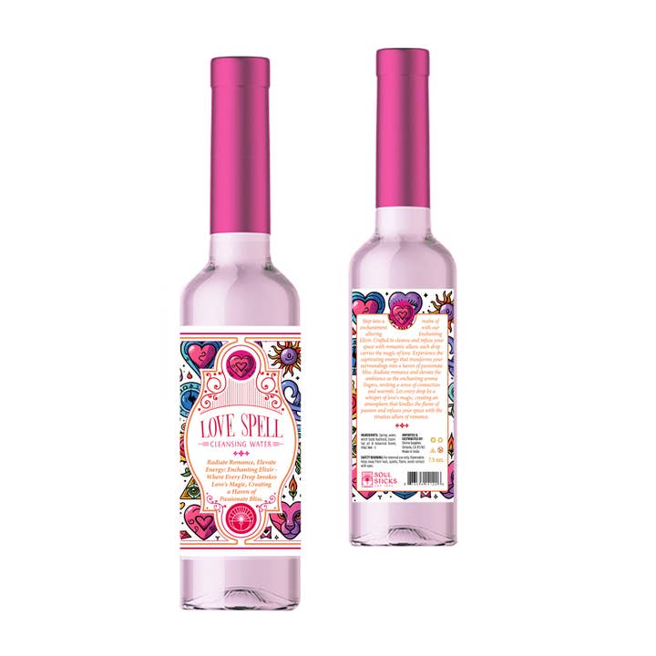 Designs by Deekay Inc. - Wholesale Meditation Supplies - Love Spell Spiritual Cleansing Water (7.5 oz.)