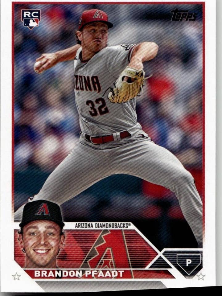 2023 Topps Atualização #US6 Brandon Pfaadt por atacado de Chronic Cards