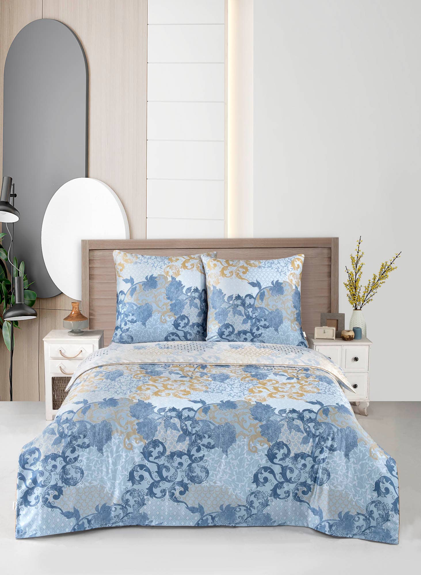 Aymando Home – Großhandel Bettwäsche-Set – Deluxe Bettwäsche Set 100% Baumwolle Mako Satin Merissa6