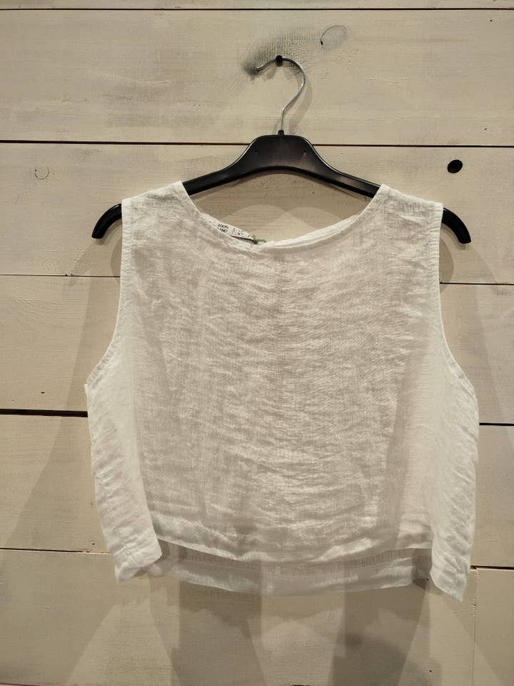 Linos y Textiles - Wholesale T-shirt – women's - REF: 33204 100% linen T-shirt6