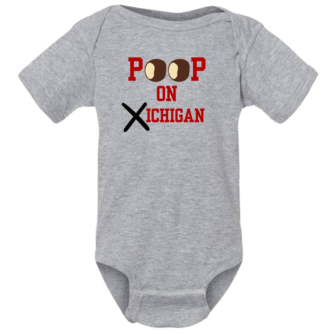 Ohio TRUE - Wholesale Bodysuit (Non-Footed) - Baby - Poop on Xichigan Onesie