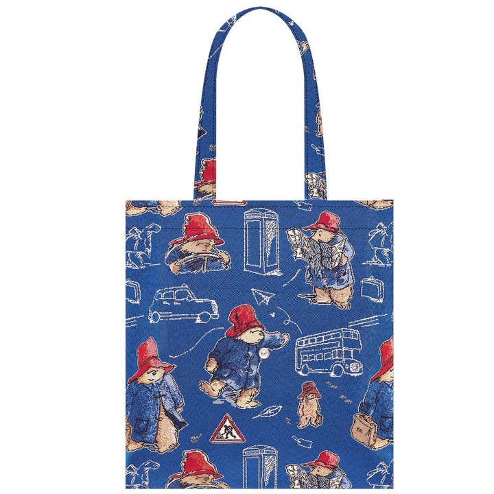 Paddington Bear Blue ™ - Flat Bag for wholesale by Signare Tapestry