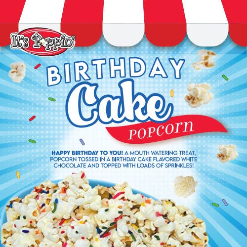 It's Poppin - Wholesale Popcorn - Birthday Cake2