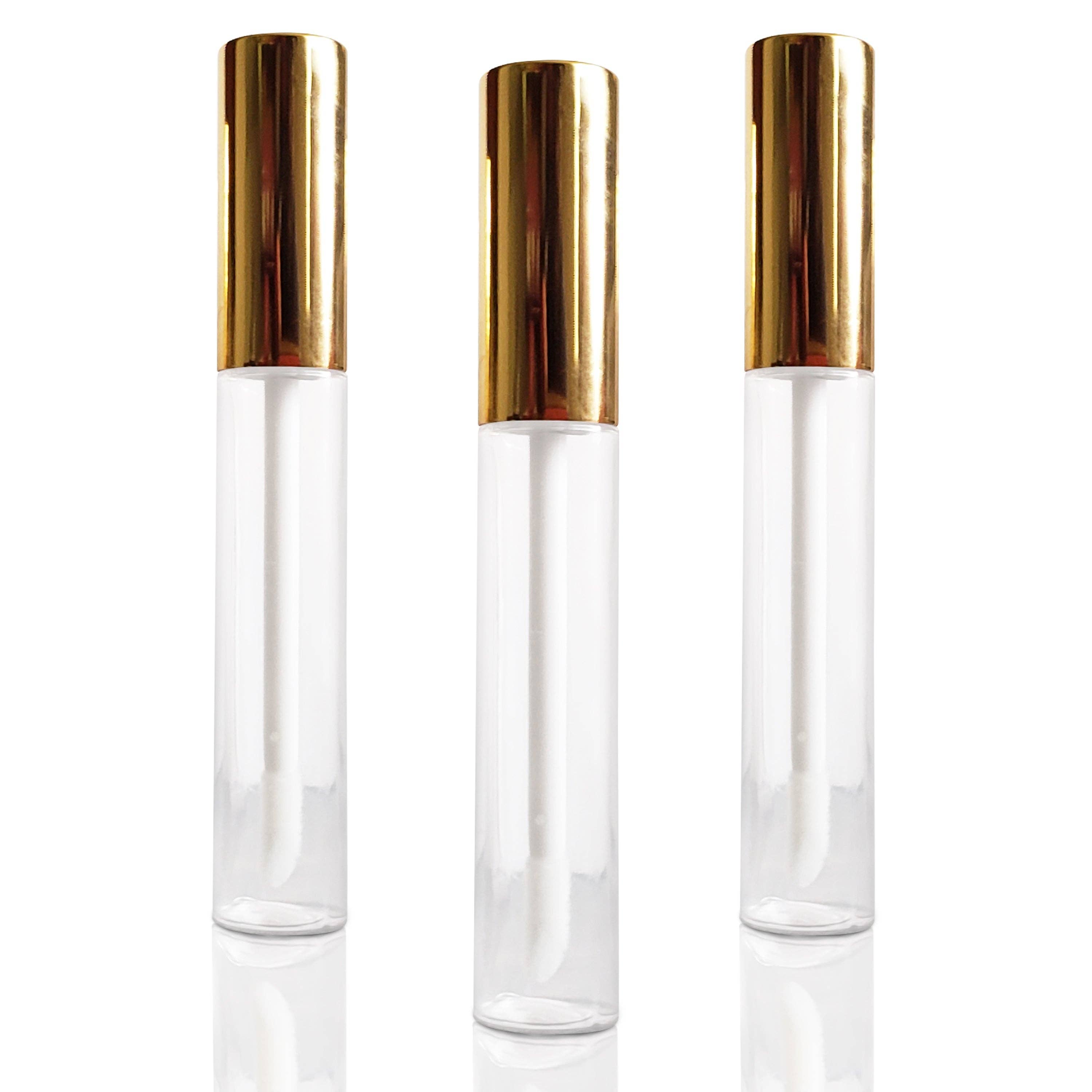 BBBWHOLESALE LLC - Wholesale Lip Gloss - 30pc 10ML empty gold lip gloss tubes2