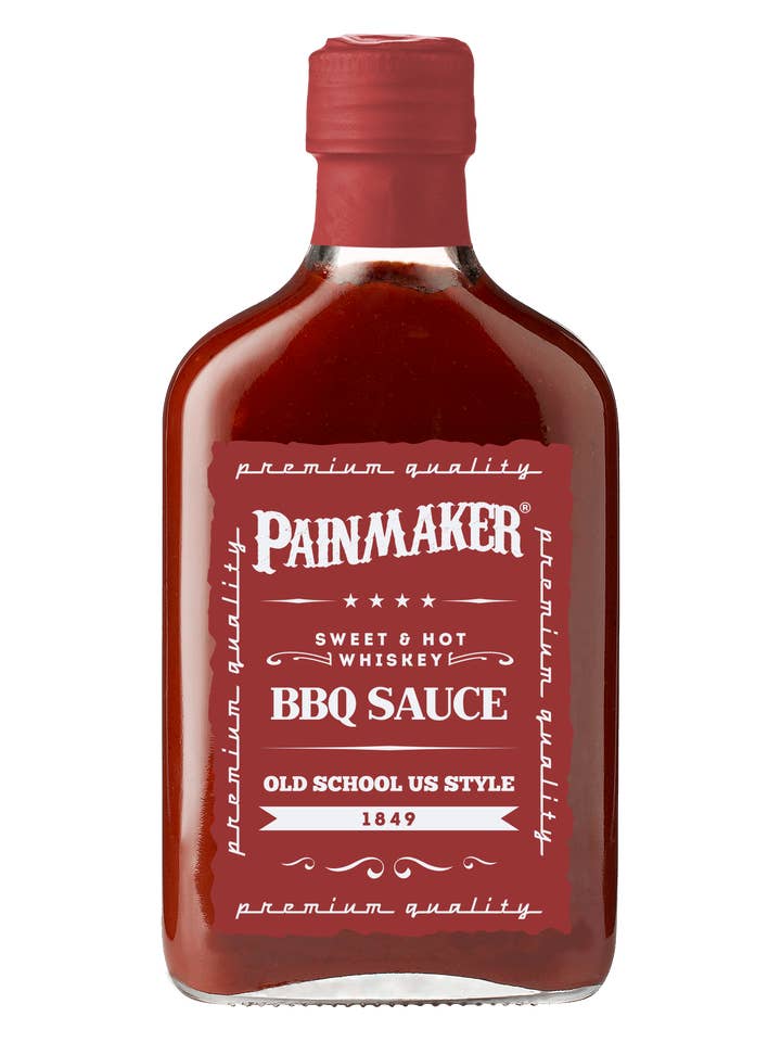 Painmaker Sweet & Hot BBQ Sauce 195 ml for wholesale by the Saucecompany