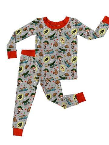 CHRISTMAS VACATION Bamboo 2 Piece Long Set for wholesale by Ducky Dreams