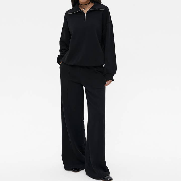 Marayn – wholesale Lounge set – Women's – European Autumn HighWaist Sweatshirt Pants Set27