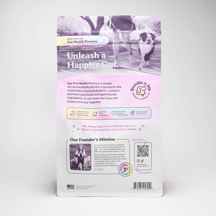 Bundle x Joy - Wholesale Pet Food - Dog - Brave Lamb Superfood Dog Food (Poultry-Free) 4lb