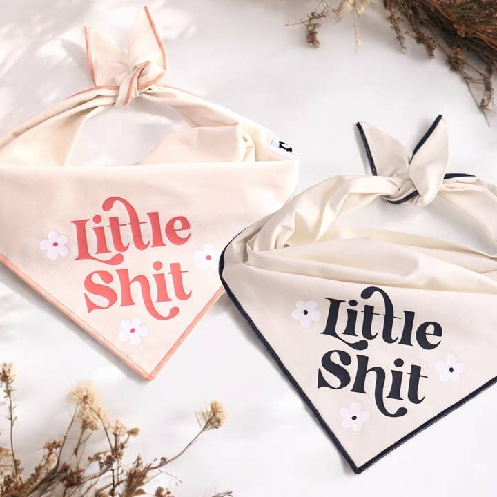 Boneyard Co. – wholesale Pet bandana – Dog – "Little Sh*t" Funny Sassy Dog Bandana, unique dog mom gifts11