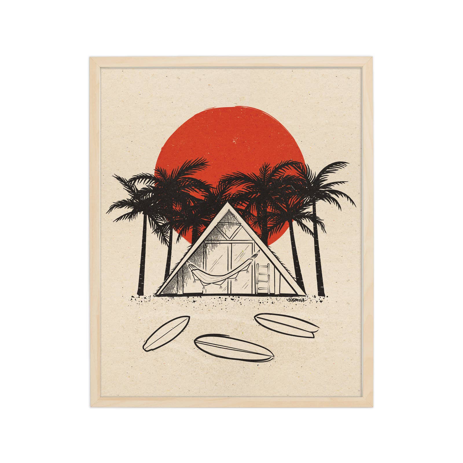 Sunday Arvo Surf Club - Vente Affiche d'art - Balerfornie