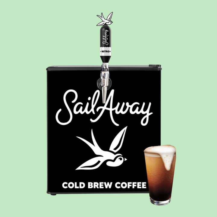 Sail Away Coffee Co. - Wholesale Coffee Machine - Nitro Cold Brew- Countertop Kegerator Dispenser 0