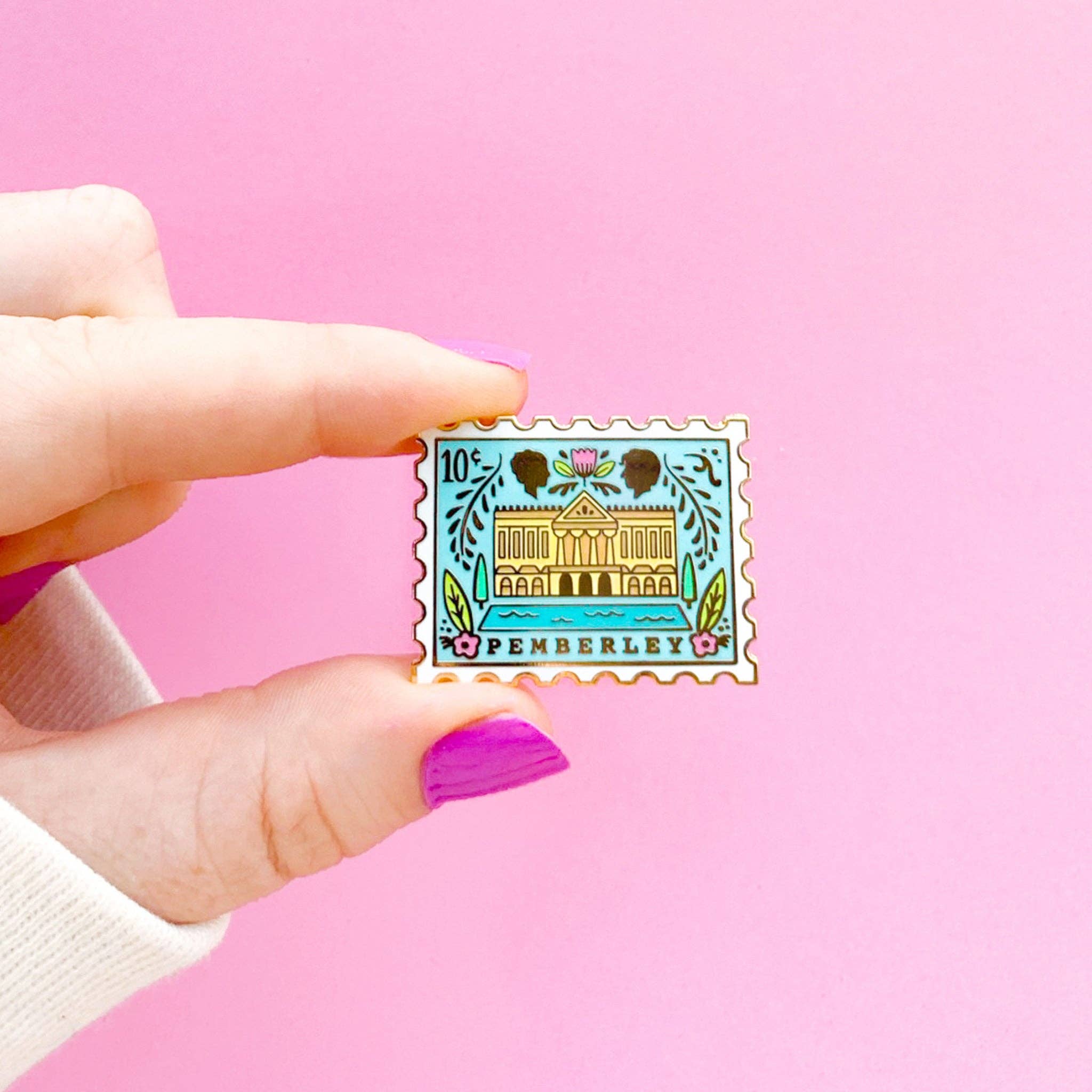 Joy Addict - Wholesale Lapel Pin/Button - Pemberley, Pride and Prejudice Enamel Pin1