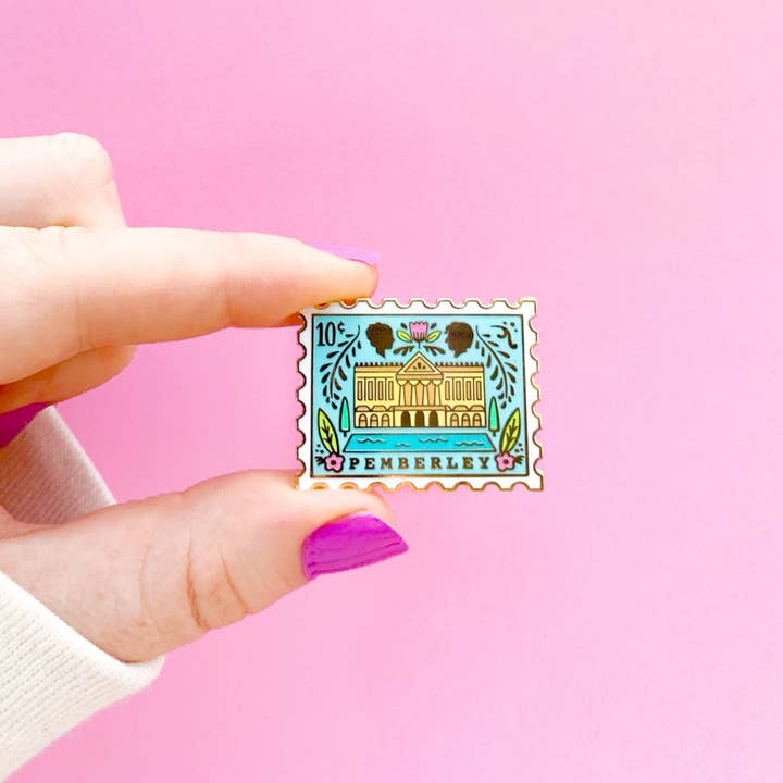 Joy Addict - Wholesale Lapel Pin/Button - Pemberley, Pride and Prejudice Enamel Pin1