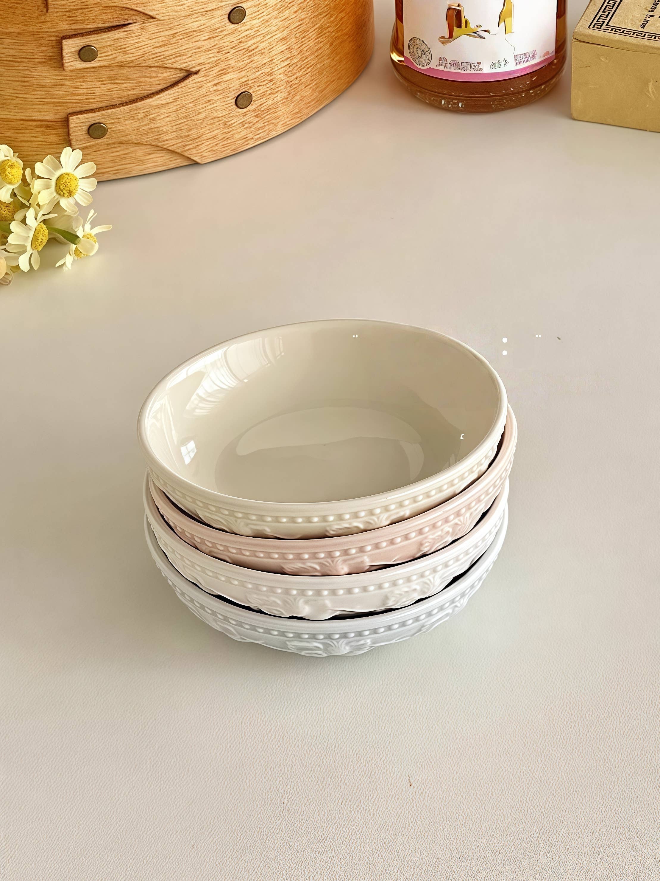 Otterware – Großhandel Schüssel – Geprägte Keramik-Mini-Schale mit Erdbeermotiv (4 Farben)5