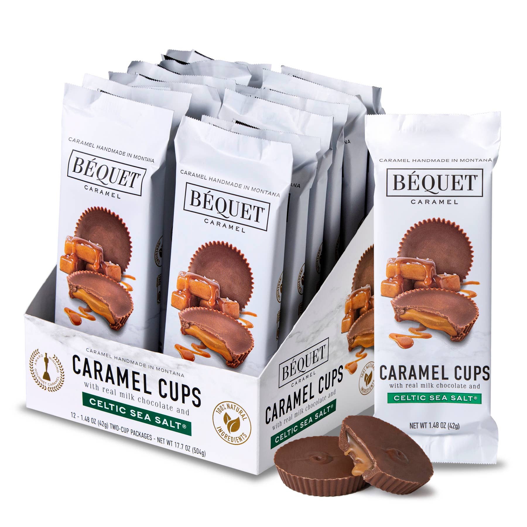Béquet Confections - Wholesale Chocolate Covered Sweets - Béquet Caramel Cups2